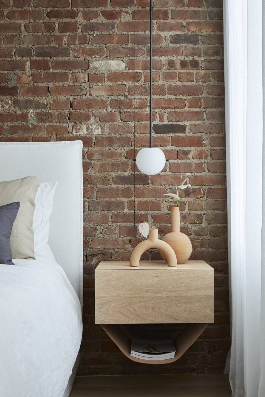 A SoHo Loft with Exposed Brick and Subtle Color Touches 12 soho loft exposed brick nordroom11 A SoHo Loft with Exposed Brick and Subtle Color Touches