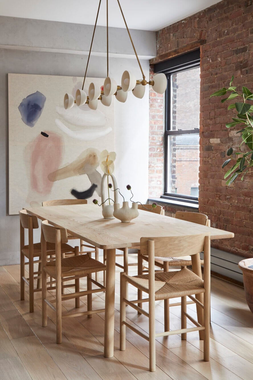 A SoHo Loft with Exposed Brick and Subtle Color Touches 5 soho loft exposed brick nordroom4 A SoHo Loft with Exposed Brick and Subtle Color Touches