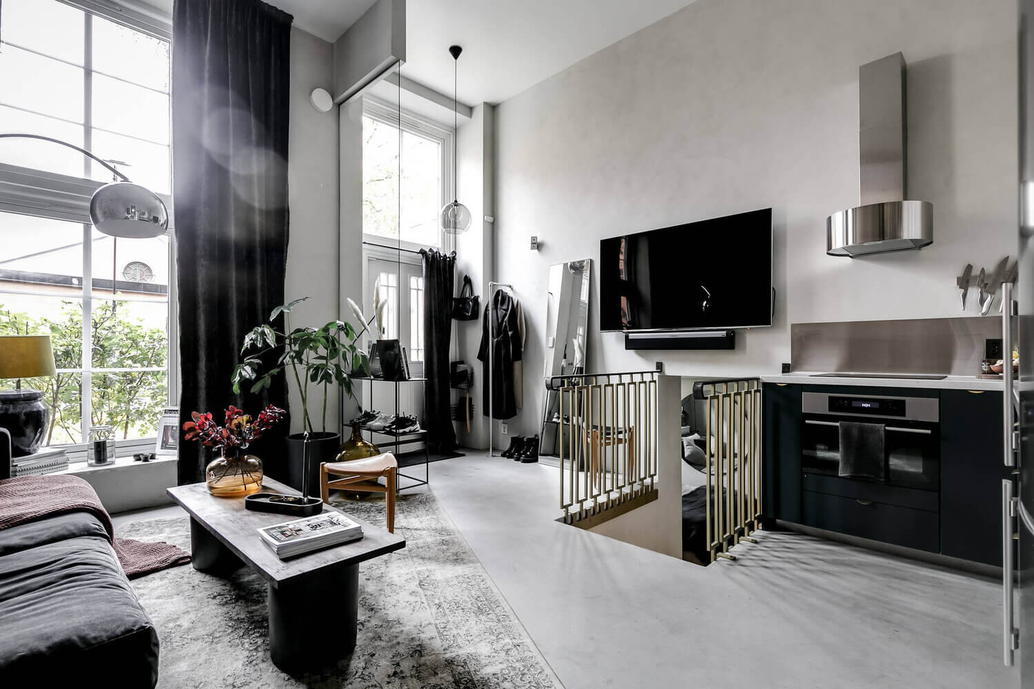 An Industrial Scandinavian Apartment with Exposed Brick Wall 3 AnIndustrialScandinavianApartmentwithExposedBrickWall TheNordroom2 An Industrial Scandinavian Apartment with Exposed Brick Wall