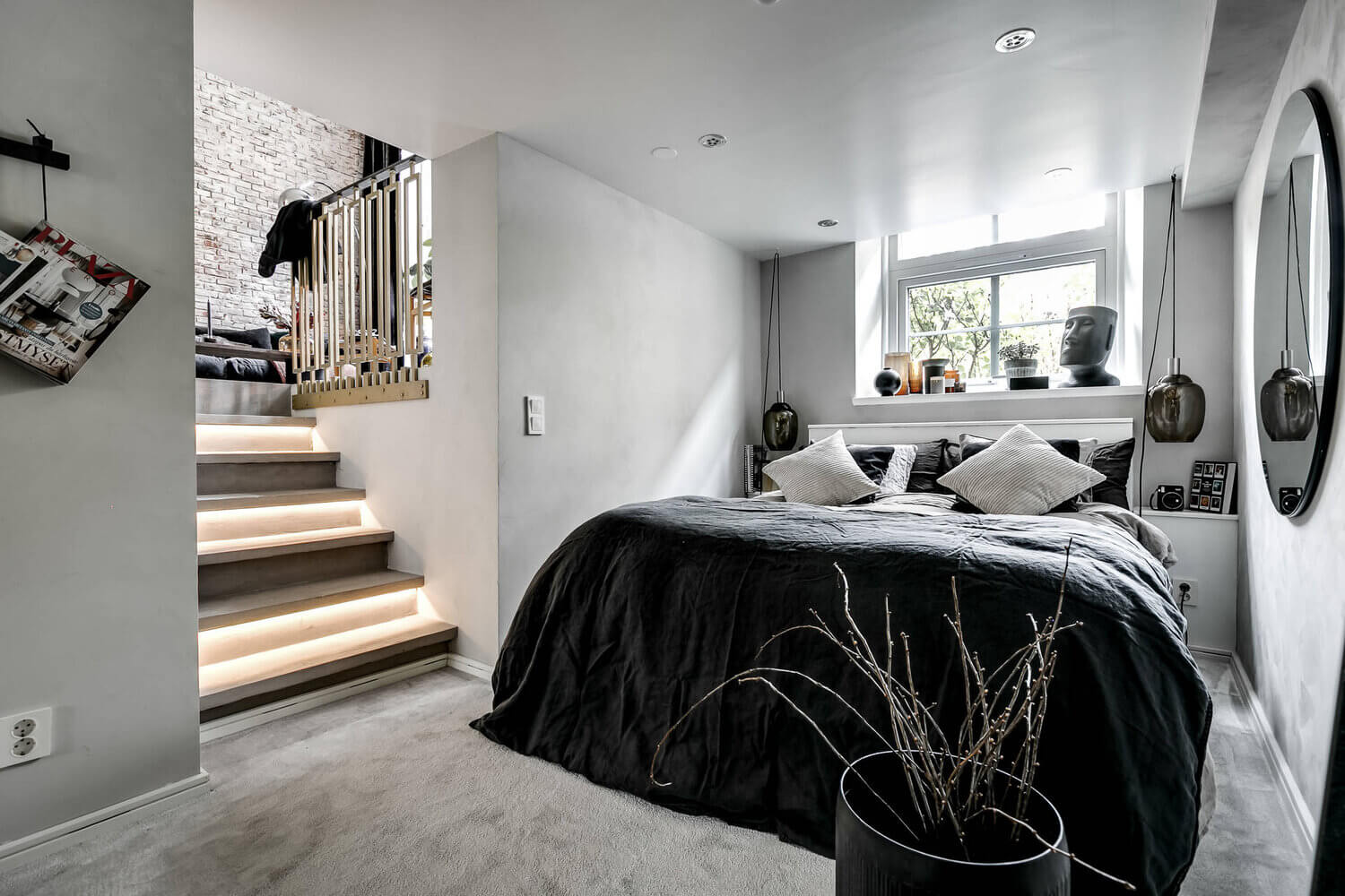 An Industrial Scandinavian Apartment with Exposed Brick Wall 9 AnIndustrialScandinavianApartmentwithExposedBrickWall TheNordroom8 An Industrial Scandinavian Apartment with Exposed Brick Wall