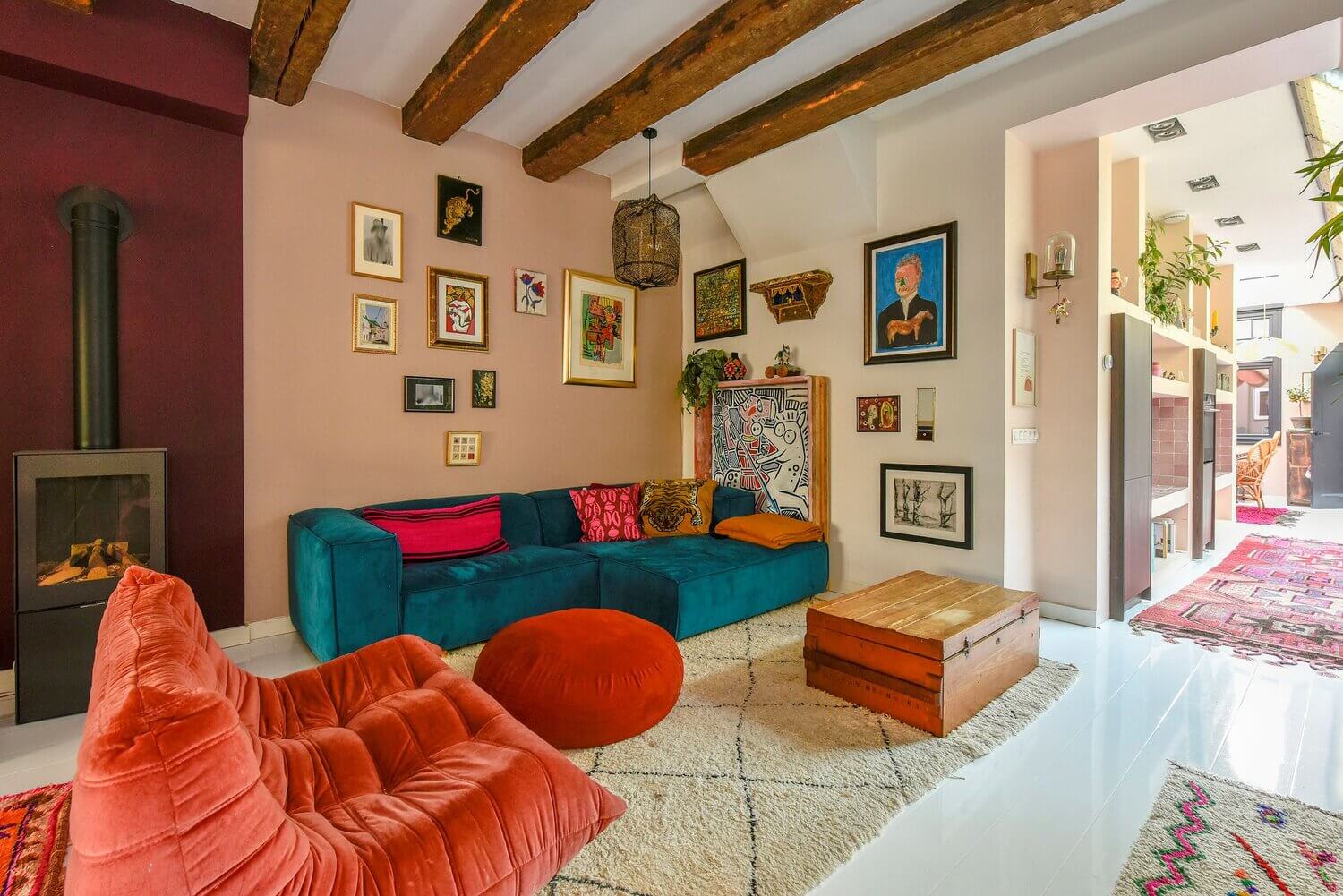 A Feast Of Color In An Amsterdam Family Home 2 colorful home amsterdam nordroom1 A Feast Of Color In An Amsterdam Family Home