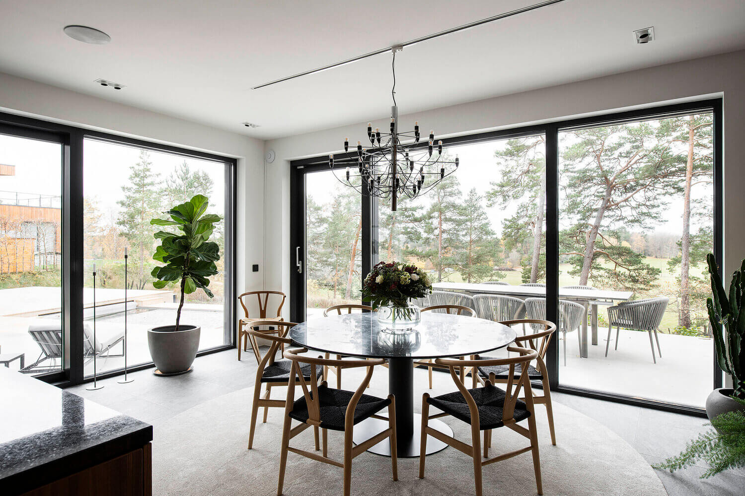A Luxurious Open Plan Architectural Villa in Sweden 10 luxurious open plan villa sweden scandinavian design nordroom10 A Luxurious Open Plan Architectural Villa in Sweden