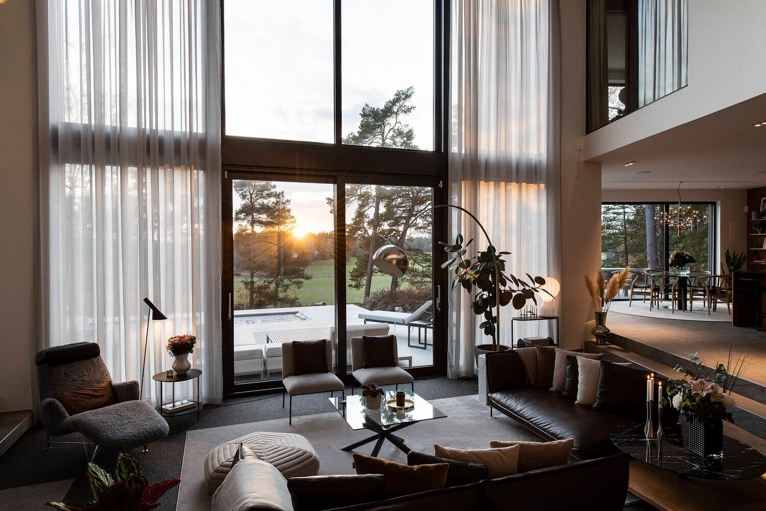 A Luxurious Open Plan Architectural Villa in Sweden 3 luxurious open plan villa sweden scandinavian design nordroom3 A Luxurious Open Plan Architectural Villa in Sweden
