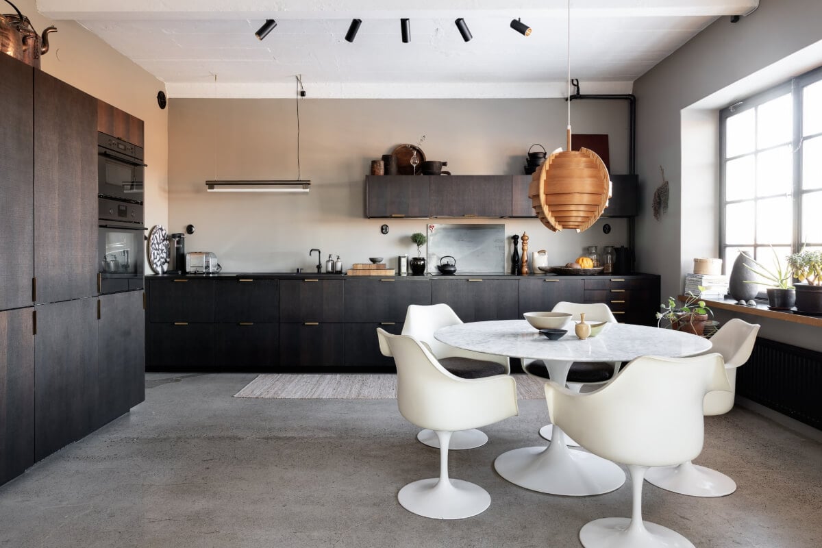 A Monochrome Design Home in a Former Chocolate Factory 7 reform cph kitchen
