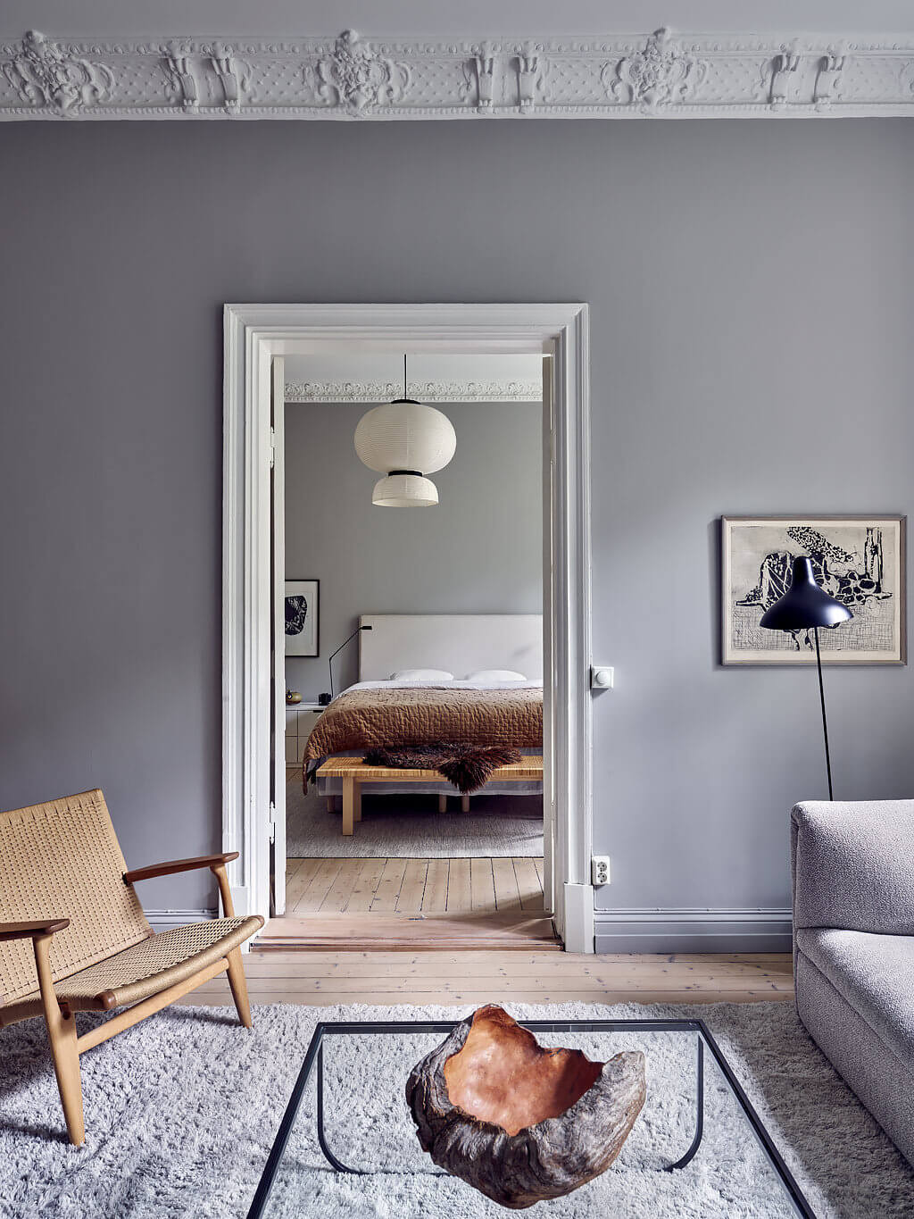 A Serene Scandinavian Apartment Decorated in Grey Tones 3 serene grey scandinavian apartment nordroom2 A Serene Scandinavian Apartment Decorated in Grey Tones