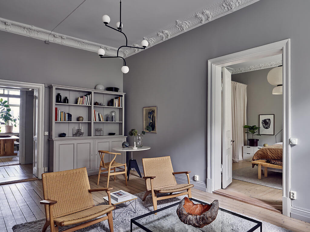 A Serene Scandinavian Apartment Decorated in Grey Tones 5 serene grey scandinavian apartment nordroom4 A Serene Scandinavian Apartment Decorated in Grey Tones