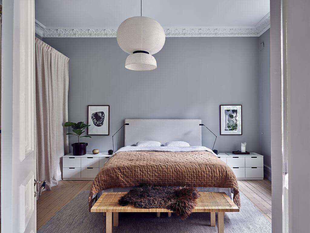 A Serene Scandinavian Apartment Decorated in Grey Tones 8 serene grey scandinavian apartment nordroom7 A Serene Scandinavian Apartment Decorated in Grey Tones