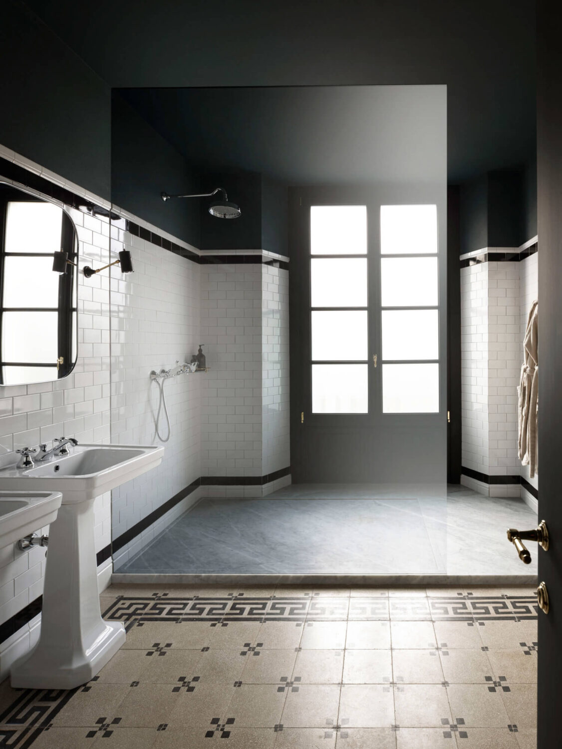 50 Amazing Black Bathroom Design Ideas 41 large-bathroom-black-ceiling-sister-hotel-milan-nordroom