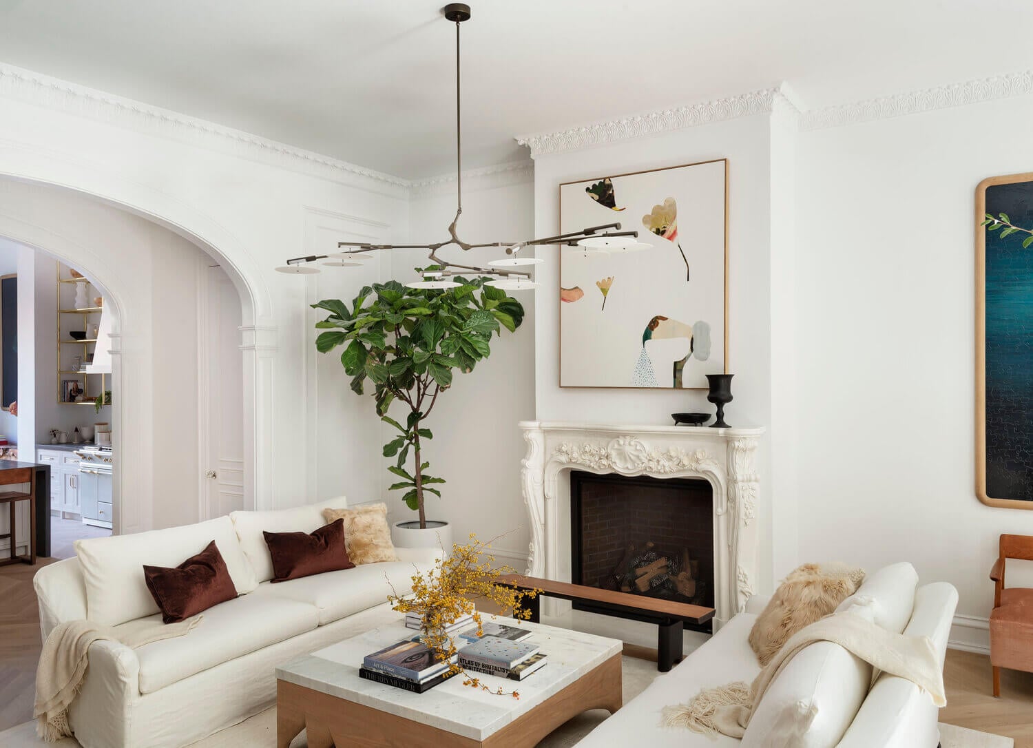 A Bright Art-Filled Townhouse Designed by The Brooklyn Home Company 3 art filled townhouse brooklyn nordroom2 A Bright Art-Filled Townhouse Designed by The Brooklyn Home Company