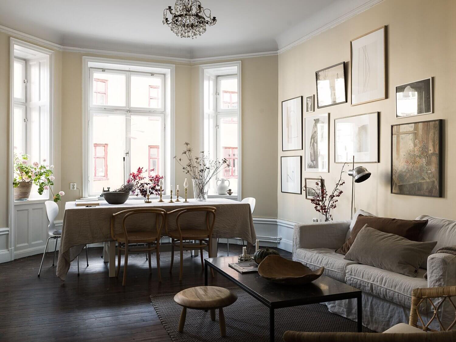 Earth Tones in a Warm Scandinavian Apartment 2 earth tones scandinavian apartment nordroom1 Earth Tones in a Warm Scandinavian Apartment