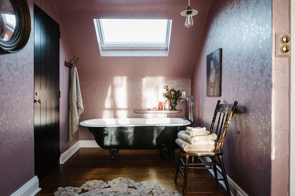 89 Pink Bathroom Ideas: From Hot Pink Walls to Blush Tiles 74 lumiere lodge vintage cottage australia nordroom19 89 Pink Bathroom Ideas: From Hot Pink Walls to Blush Tiles