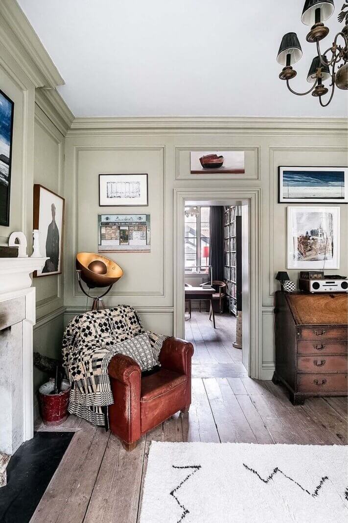A Beautiful Restored Georgian Townhouse in London 4 restored georgian townhouse london nordroom3 A Beautiful Restored Georgian Townhouse in London