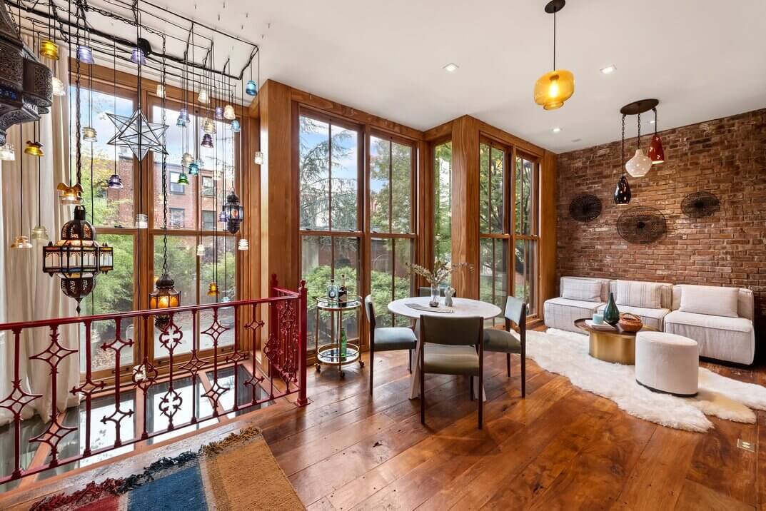 The Boho Brooklyn Townhouse of Norah Jones (And It's For Sale) 2 brooklyn townhouse norah jones nordroom1 The Boho Brooklyn Townhouse of Norah Jones (And It's For Sale)