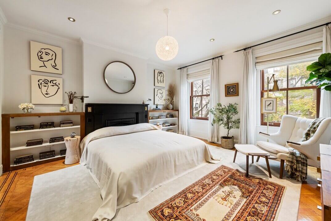 The Boho Brooklyn Townhouse of Norah Jones (And It's For Sale) 8 brooklyn townhouse norah jones nordroom7 The Boho Brooklyn Townhouse of Norah Jones (And It's For Sale)