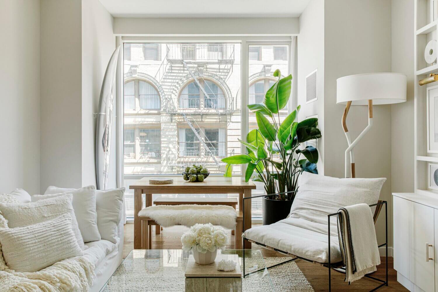 Calm Neutral Tones in a New York Apartment 2 neutral new york apartment nordroom1 Calm Neutral Tones in a New York Apartment