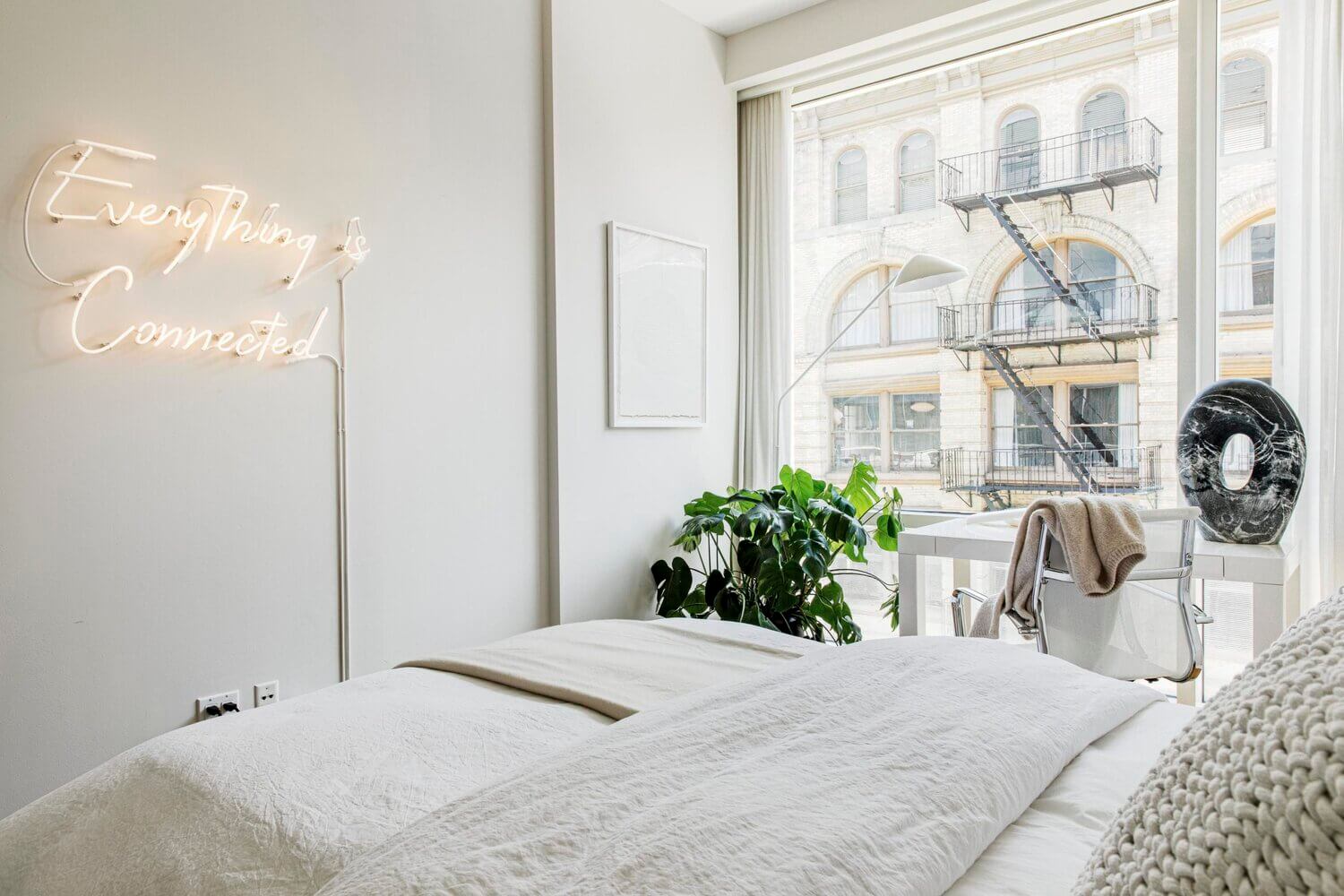 Calm Neutral Tones in a New York Apartment 12 neutral new york apartment nordroom11 Calm Neutral Tones in a New York Apartment
