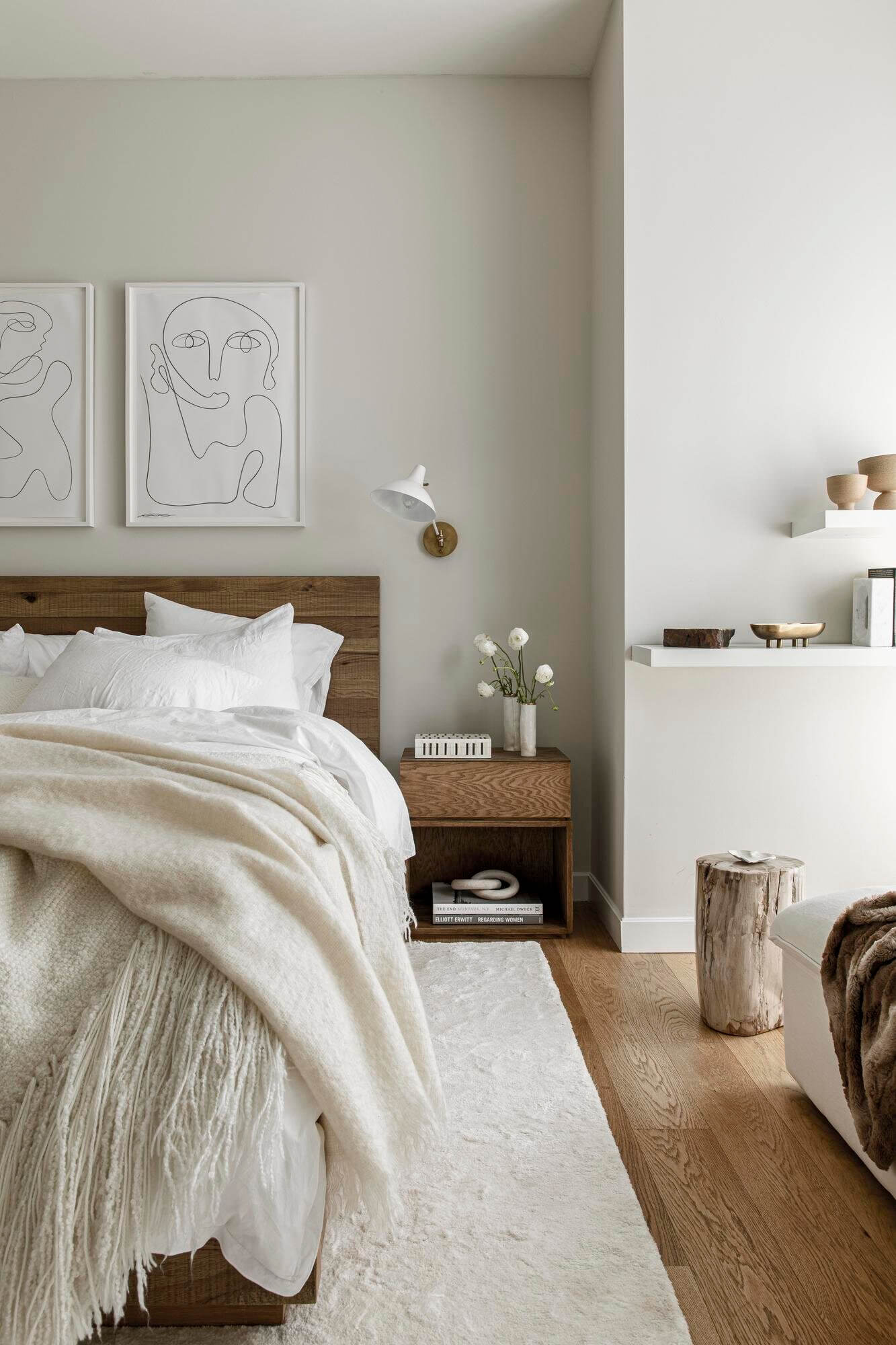 Calm Neutral Tones in a New York Apartment 9 neutral new york apartment nordroom8 Calm Neutral Tones in a New York Apartment