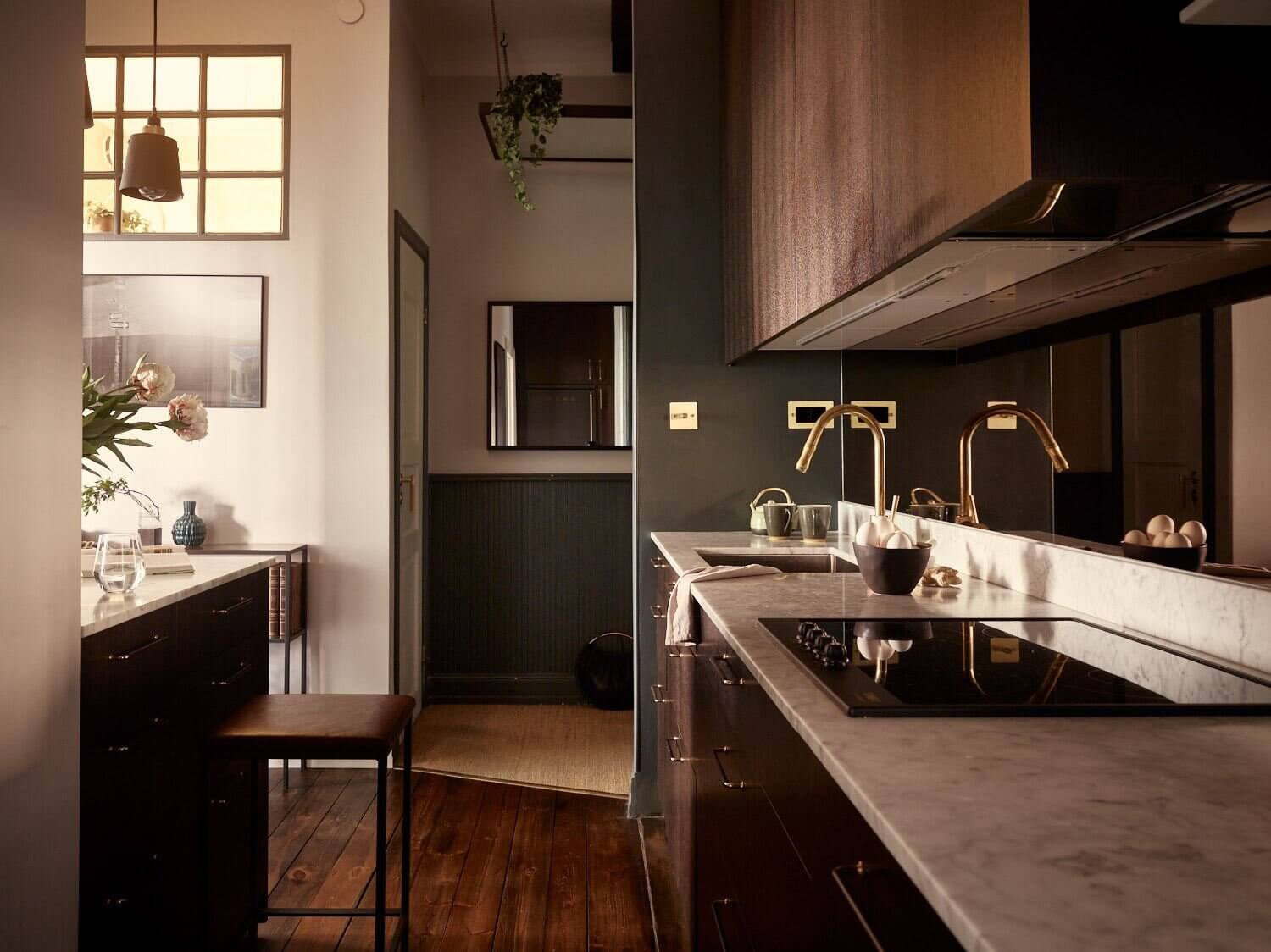 A Warm Scandinavian Apartment Decorated in Brown Tones 12 brown scandinavian apartment nordroom11 A Warm Scandinavian Apartment Decorated in Brown Tones