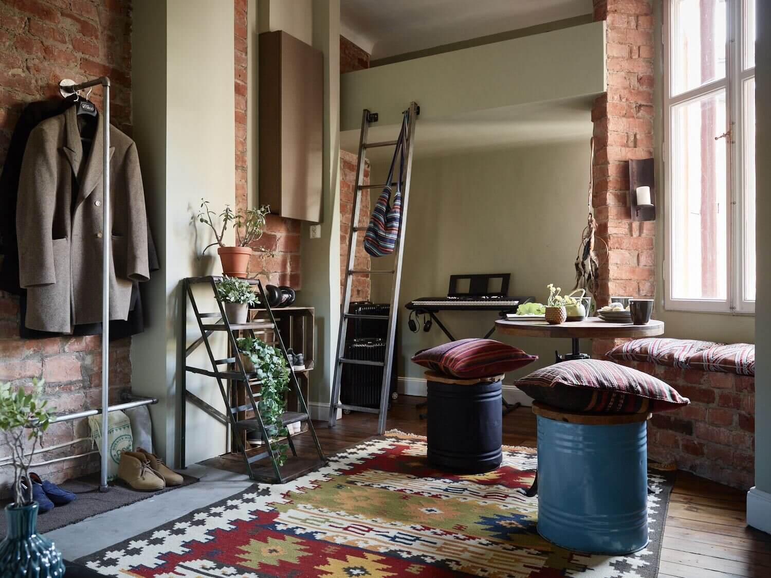 A Warm Scandinavian Apartment Decorated in Brown Tones 18 brown scandinavian apartment nordroom17 A Warm Scandinavian Apartment Decorated in Brown Tones