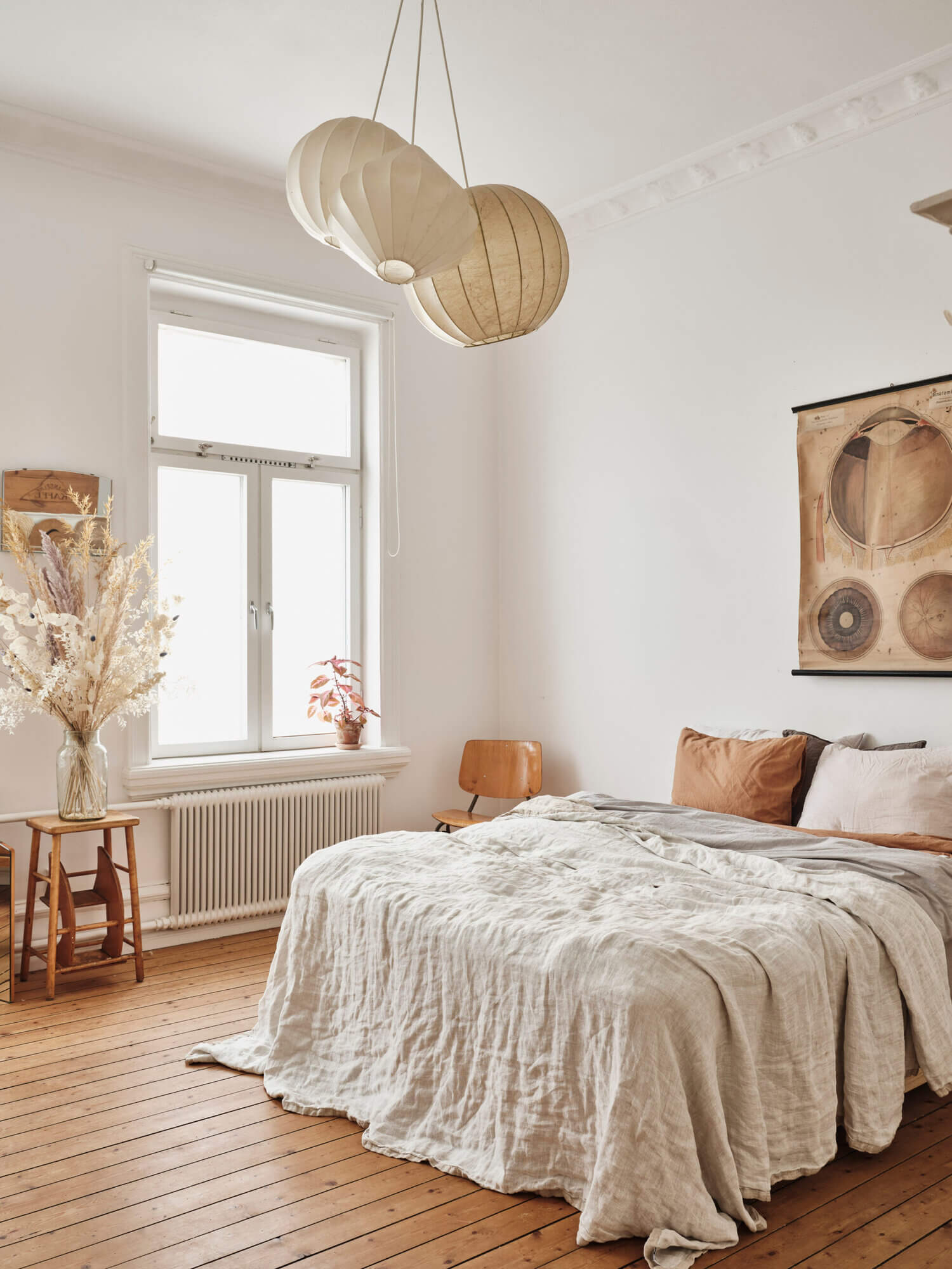 Natural Materials in a Calm Swedish Apartment 8 natural materials swedish apartment nordroom7 Natural Materials in a Calm Swedish Apartment