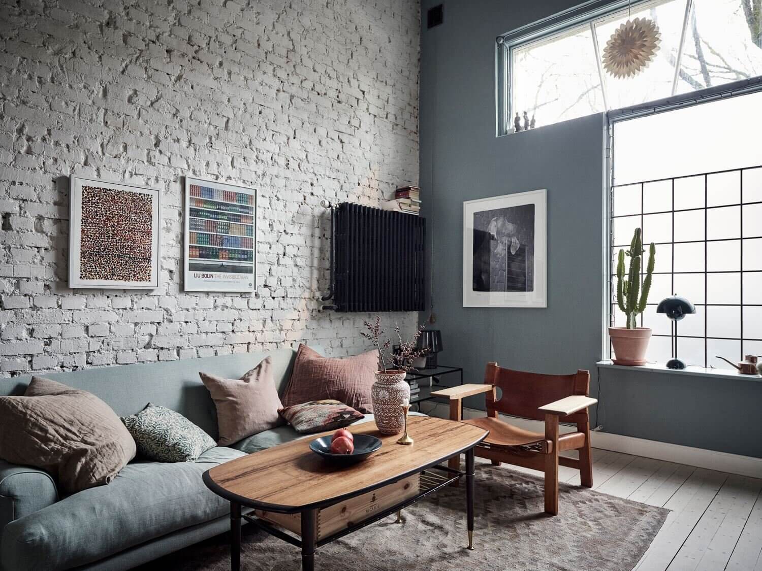 Vintage Touches and Exposed Brick in a Beautiful Scandinavian Home 8 scandinavian home vintage exposed brick nordroom7 Vintage Touches and Exposed Brick in a Beautiful Scandinavian Home