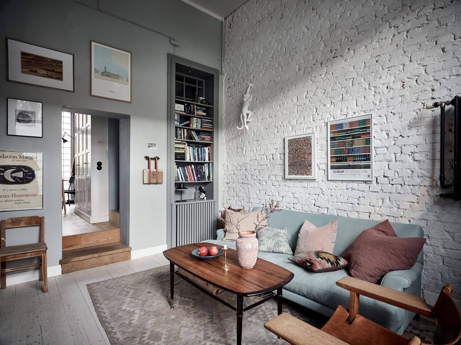 Vintage Touches and Exposed Brick in a Beautiful Scandinavian Home 9 scandinavian home vintage exposed brick nordroom8 Vintage Touches and Exposed Brick in a Beautiful Scandinavian Home