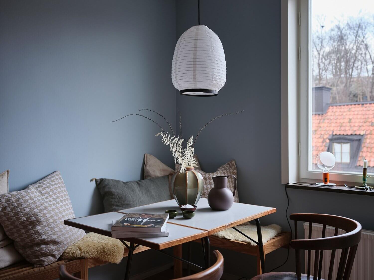 A Tiny But Stylish Blue Studio Apartment 5 tiny blue studio apartment nordroom4 A Tiny But Stylish Blue Studio Apartment