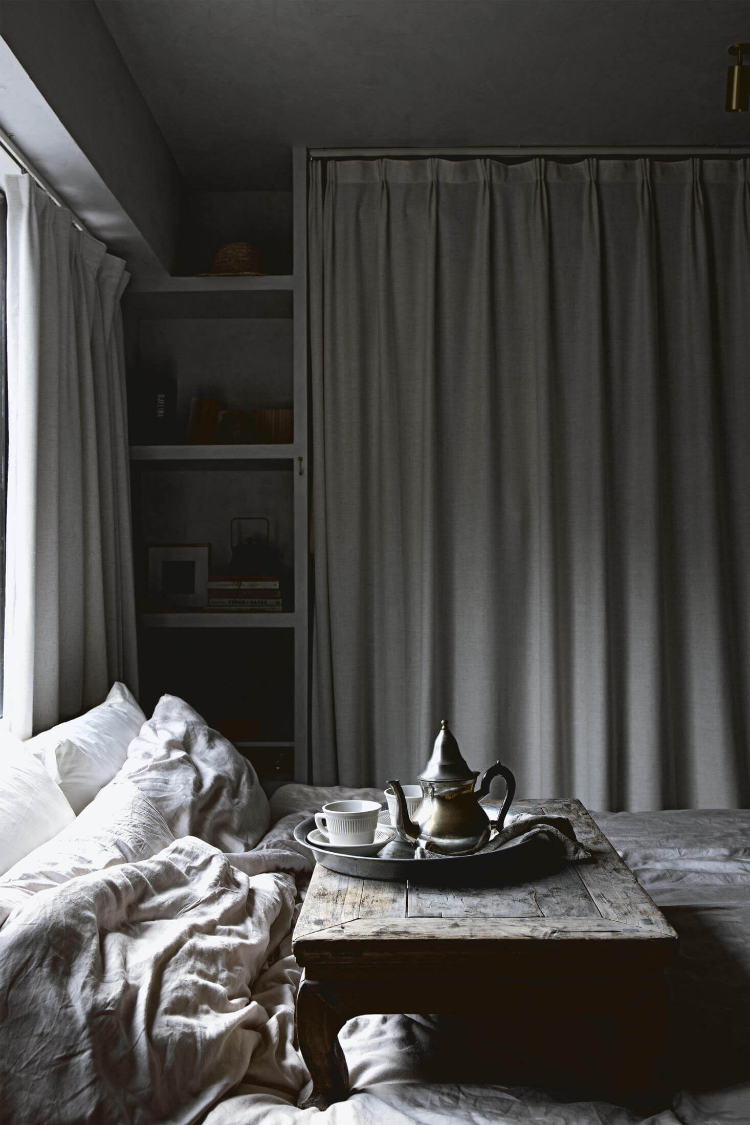 Mandy Lee's Serene Apartment in Hong Kong with a Moody Kitchen 8 ASereneApartmentinHongKongwithaDramaticKitchen TheNordroom7 Mandy Lee's Serene Apartment in Hong Kong with a Moody Kitchen