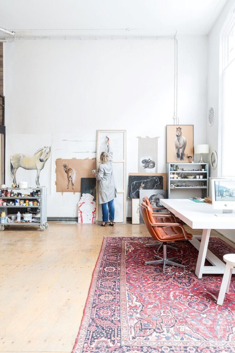 Design Love: Artist Lofts and Home Ateliers 65 artist lofts home ateliers nordroom60 Design Love: Artist Lofts and Home Ateliers