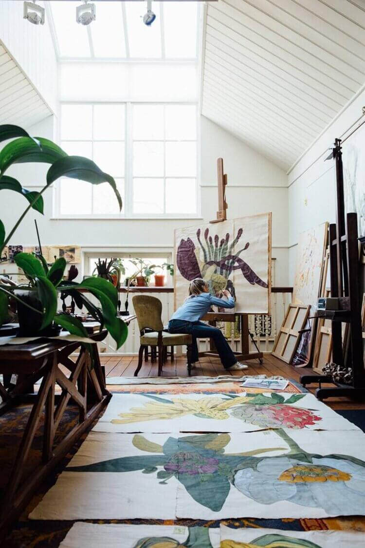 Design Love: Artist Lofts and Home Ateliers 70 artist lofts home ateliers nordroom65 Design Love: Artist Lofts and Home Ateliers