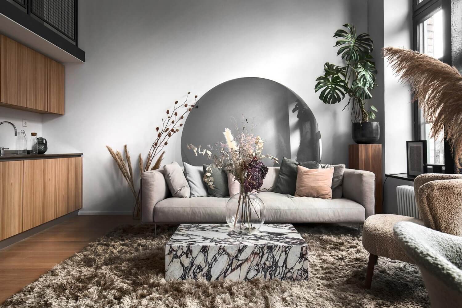 A Small Monochrome Scandi Loft Apartment 5 small monochrome scandinavian loft nordroom4 A Small Monochrome Scandi Loft Apartment