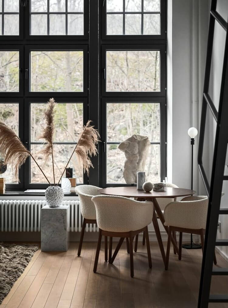 A Small Monochrome Scandi Loft Apartment 8 small monochrome scandinavian loft nordroom6 A Small Monochrome Scandi Loft Apartment
