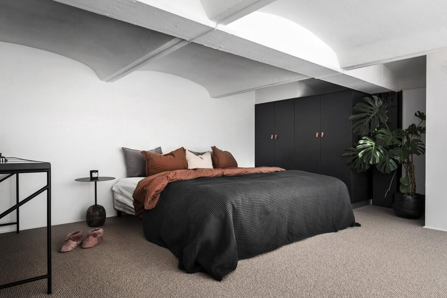 A Small Monochrome Scandi Loft Apartment 10 small monochrome scandinavian loft nordroom9 A Small Monochrome Scandi Loft Apartment
