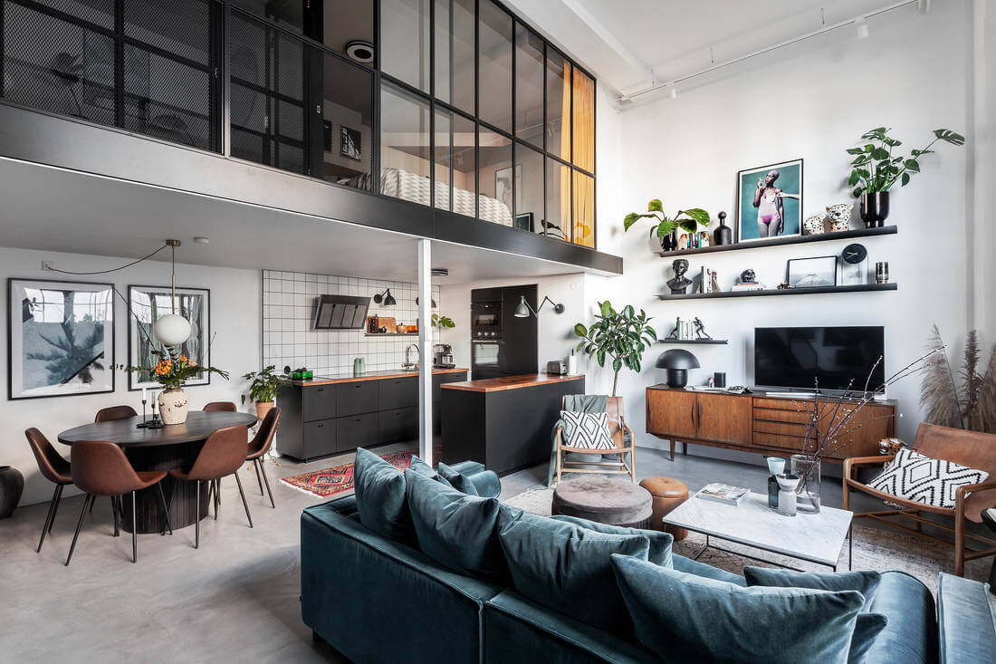 A Cool Industrial Scandinavian Loft Apartment 2 industrial scandinavian loft nordroom1 A Cool Industrial Scandinavian Loft Apartment
