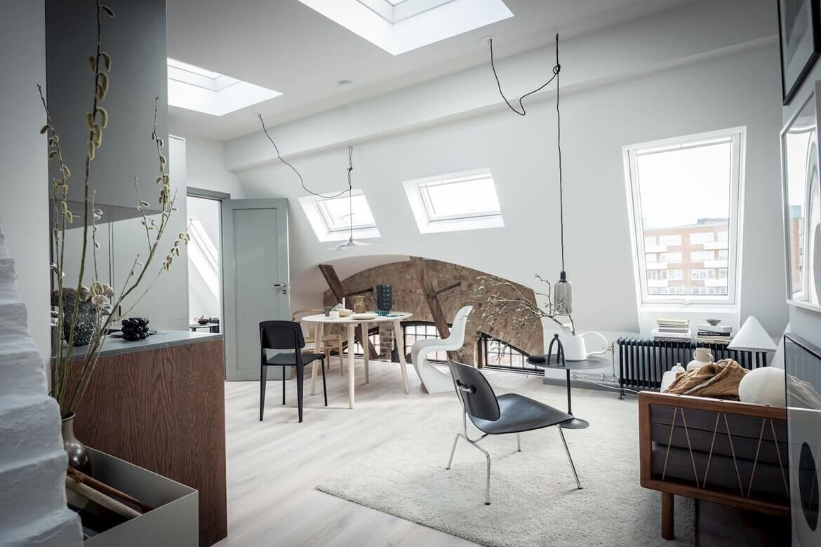 A Light Scandinavian Attic Apartment with a Luxurious Look 2 light scandinavian attic apartment nordroom1 A Light Scandinavian Attic Apartment with a Luxurious Look