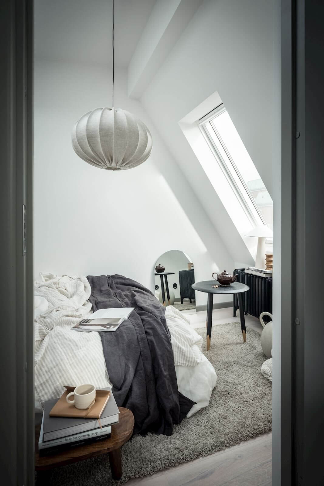 A Light Scandinavian Attic Apartment with a Luxurious Look 10 light scandinavian attic apartment nordroom9 A Light Scandinavian Attic Apartment with a Luxurious Look