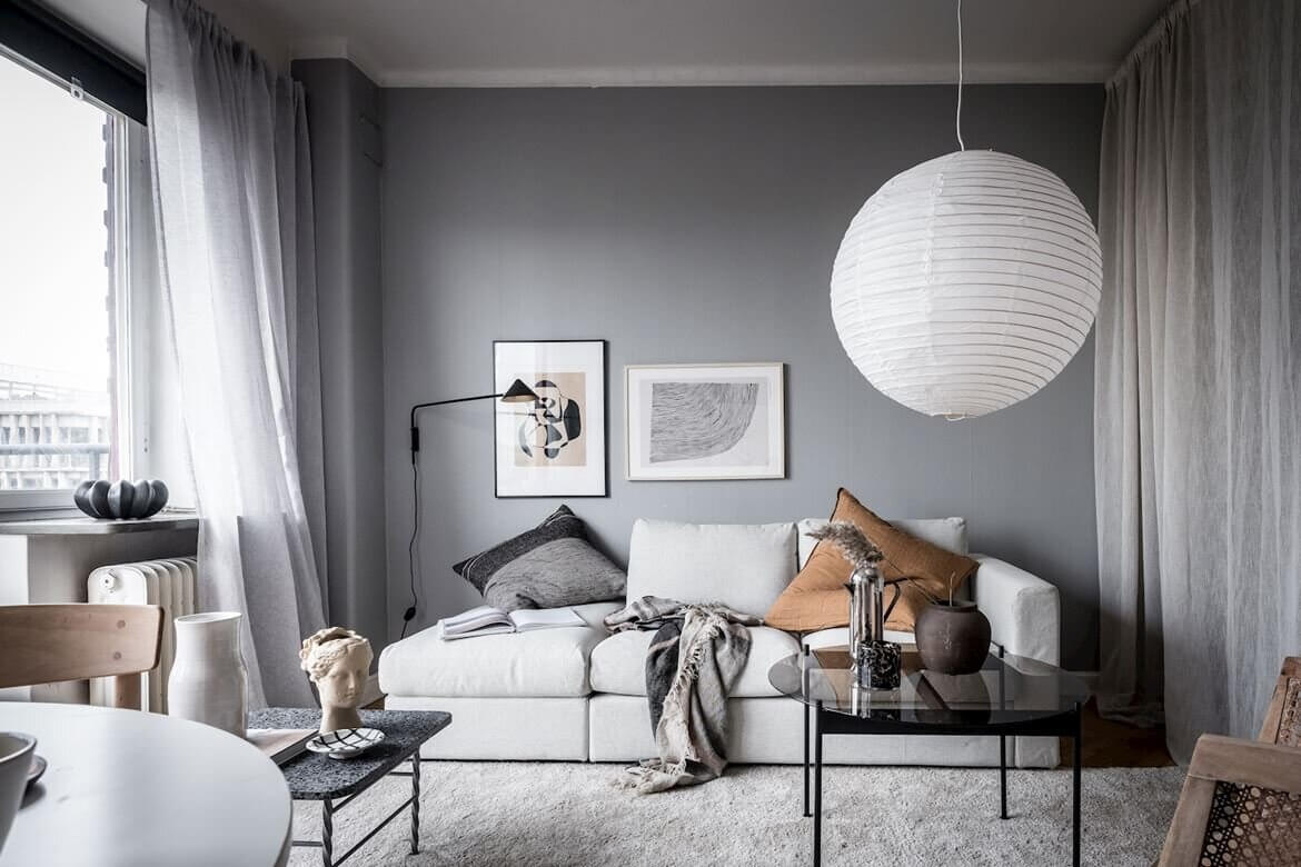 A Small Studio Apartment Decorated in Calm Color Tones 6 scandinavian studio apartment nordroom5 A Small Studio Apartment Decorated in Calm Color Tones