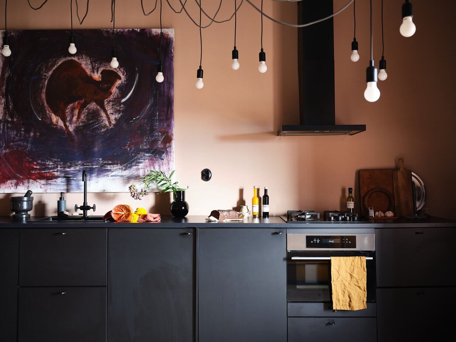 A Small Dusty Pink Dream Apartment in Sweden 6 small dusty pink apartment sweden5 A Small Dusty Pink Dream Apartment in Sweden