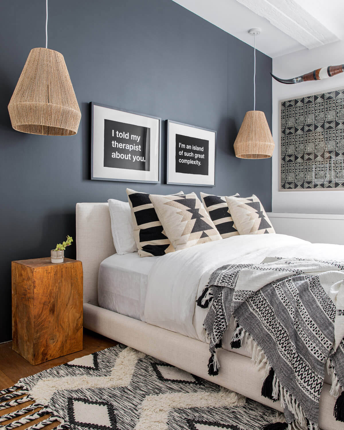 Blue Tones and Exposed Brick in a Tribeca Loft 11 tribeca loft exposed brick blue tones nordroom10 Blue Tones and Exposed Brick in a Tribeca Loft