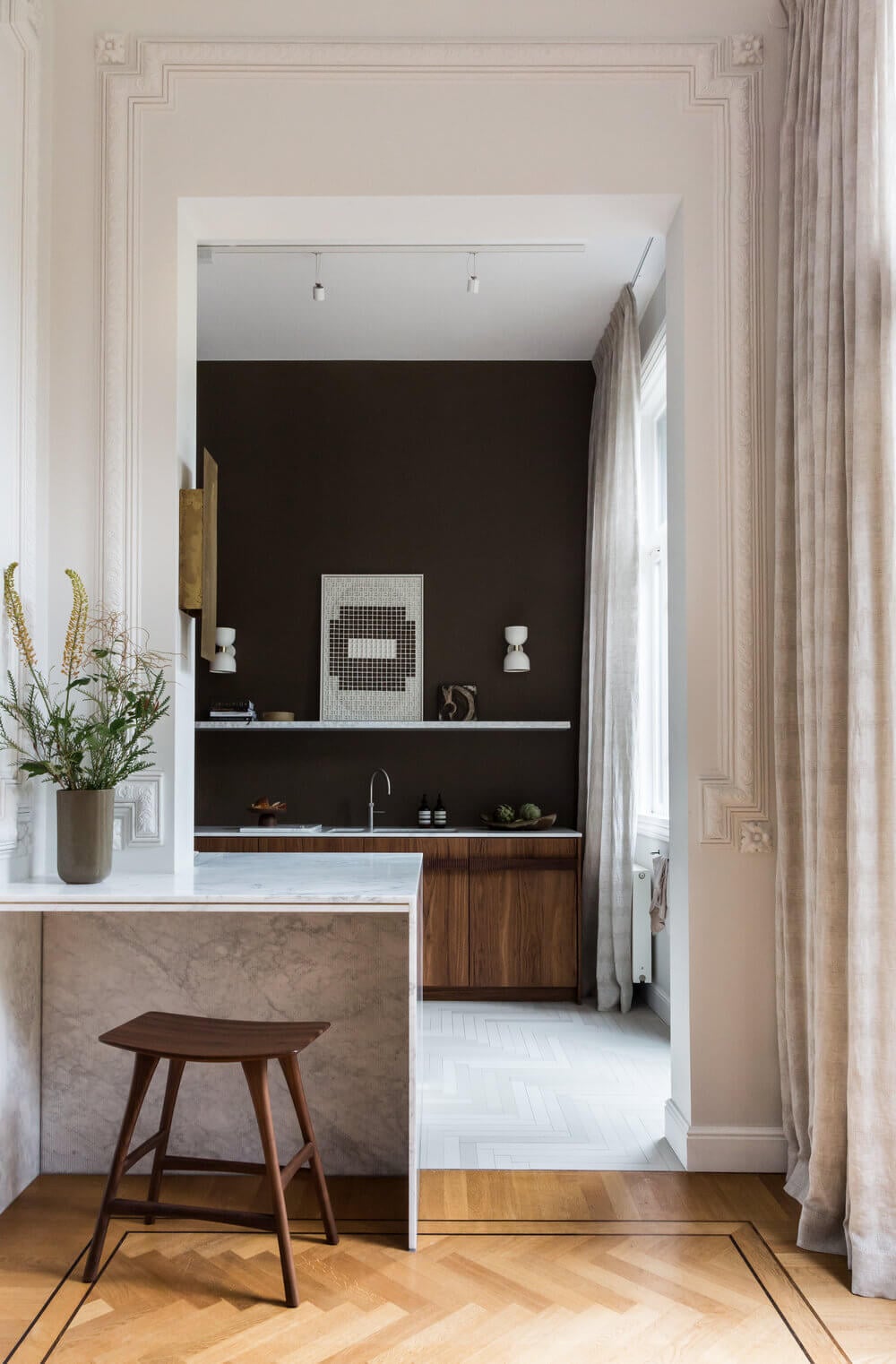 An Elegant 19th-Century Townhouse in The Netherlands 1 19th century townhouse netherlands avenue design studio nordroom An Elegant 19th-Century Townhouse in The Netherlands
