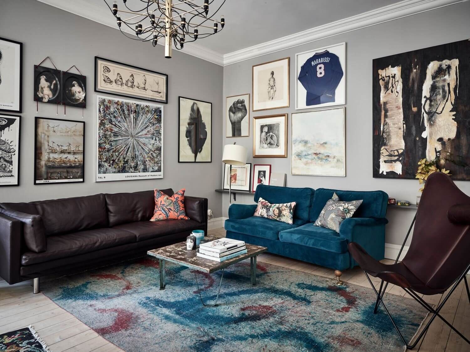 A Grey Art-Filled Scandinavian Apartment 2 AGreyArt FilledScandinavianApartment TheNordroom1 1 A Grey Art-Filled Scandinavian Apartment