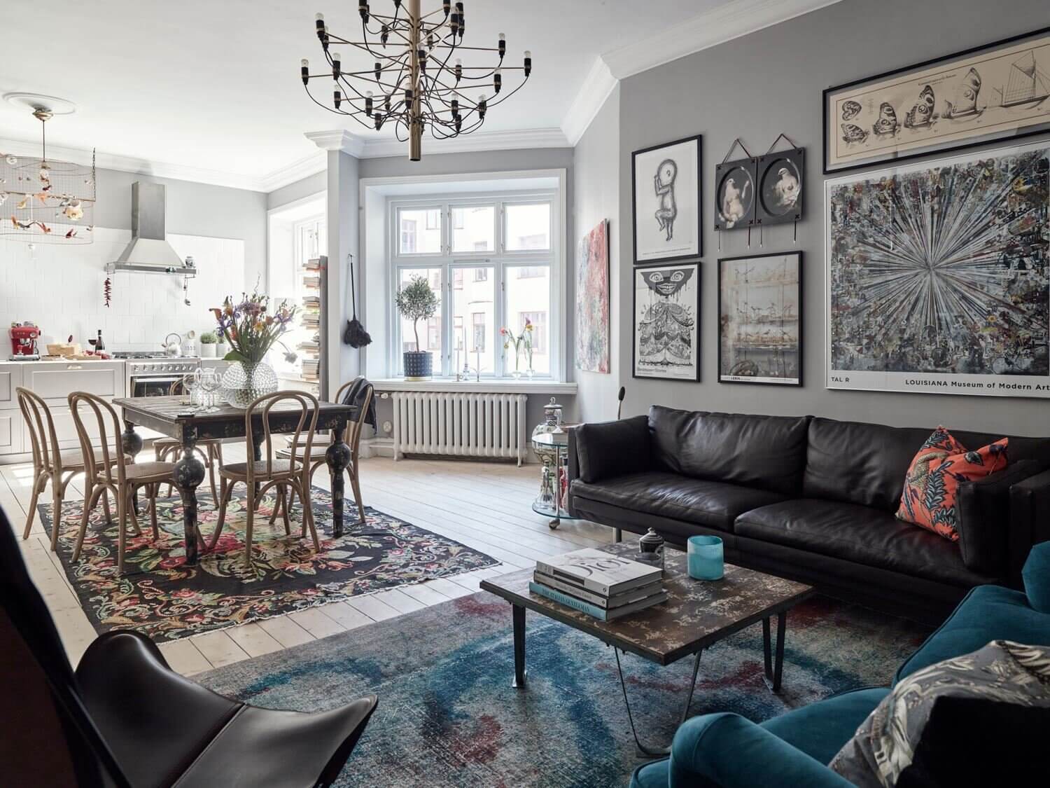 A Grey Art-Filled Scandinavian Apartment 4 AGreyArt FilledScandinavianApartment TheNordroom3 A Grey Art-Filled Scandinavian Apartment