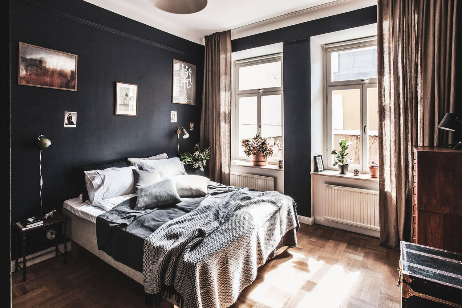 A Warm Scandinavian Apartment with a Moody Bedroom 12 AWarmScandiApartmentwithaMoodyBedroom TheNordroom11 A Warm Scandinavian Apartment with a Moody Bedroom