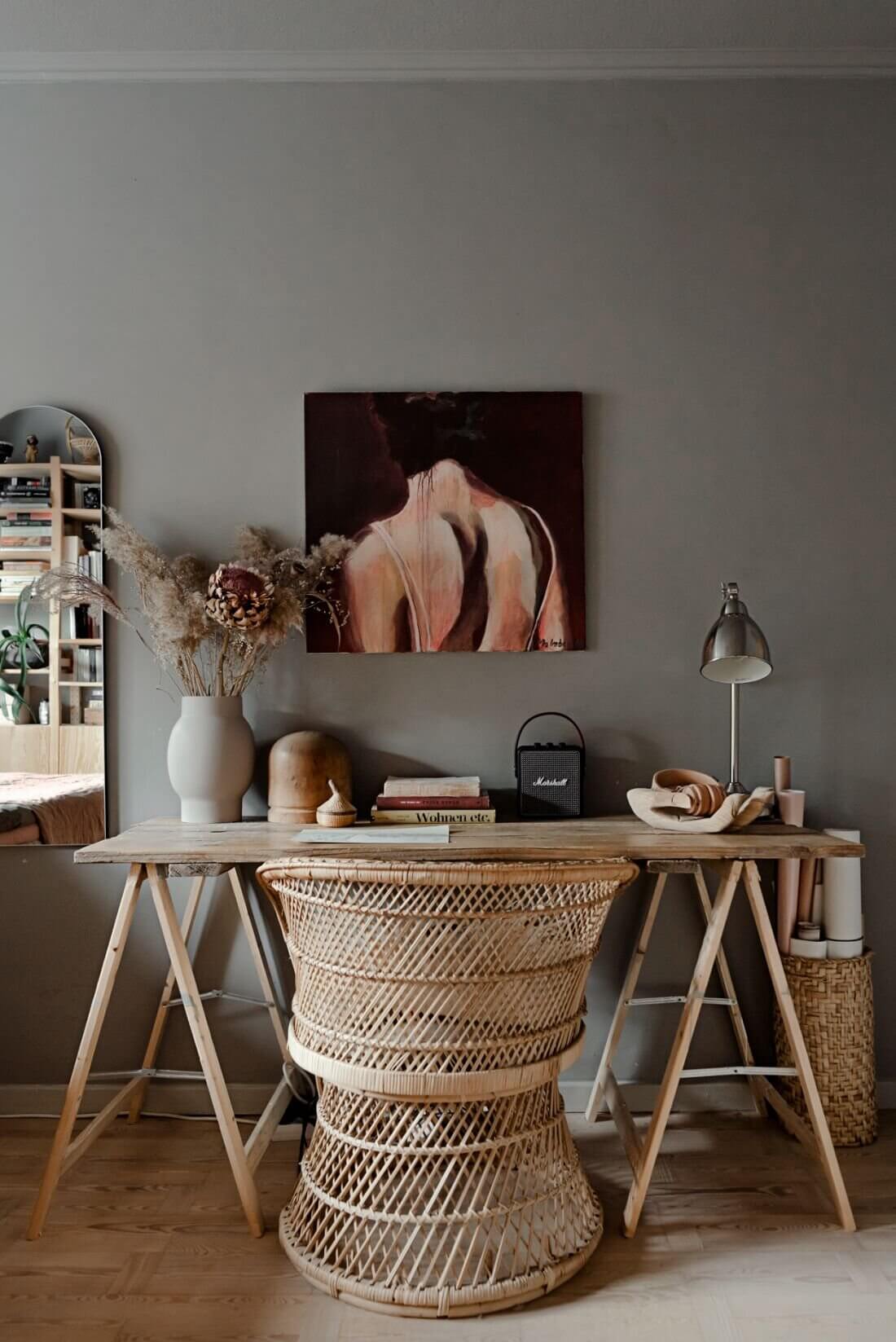 Earthy Tones and Natural Materials in a Scandi Apartment 13 earthy natural scandinavian apartment anna malmberg nordroom12 Earthy Tones and Natural Materials in a Scandi Apartment