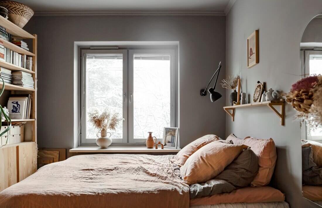 Earthy Tones and Natural Materials in a Scandi Apartment 15 earthy natural scandinavian apartment anna malmberg nordroom14 Earthy Tones and Natural Materials in a Scandi Apartment