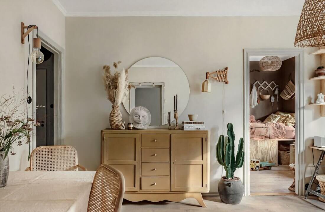 Earthy Tones and Natural Materials in a Scandi Apartment 5 earthy natural scandinavian apartment anna malmberg nordroom4 Earthy Tones and Natural Materials in a Scandi Apartment