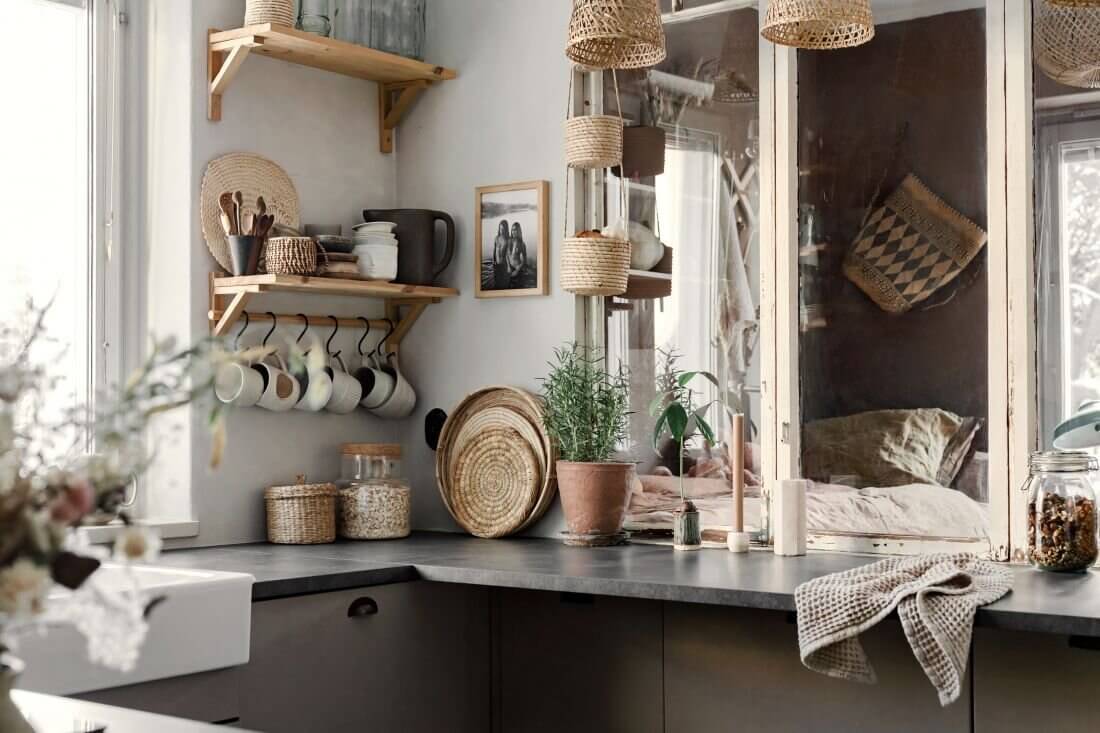 Earthy Tones and Natural Materials in a Scandi Apartment 10 earthy natural scandinavian apartment anna malmberg nordroom9 Earthy Tones and Natural Materials in a Scandi Apartment