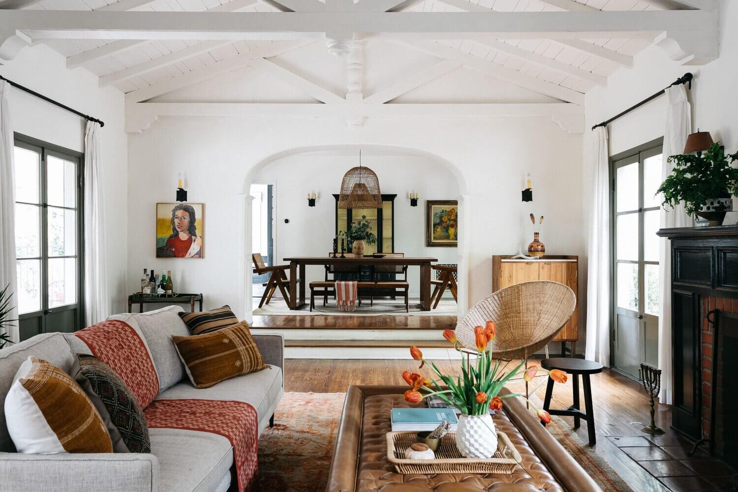 A Lovely Hollywood Hills Home with a Celebrity History 3 hollywood hills home matt helders zooey deschanel mark ruffalo nordroom2 A Lovely Hollywood Hills Home with a Celebrity History