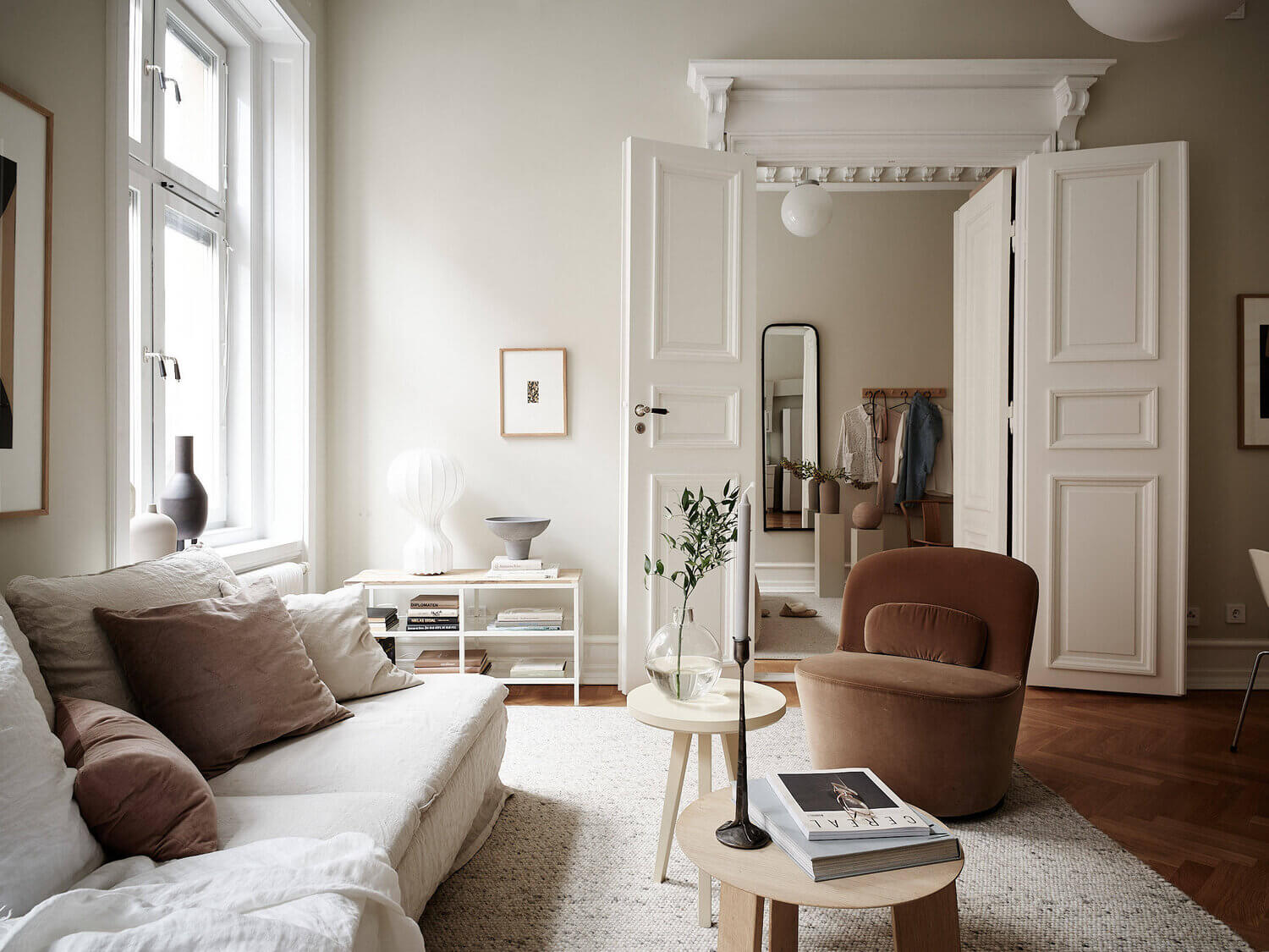 A Serene Beige Apartment with Original Details 2 ABeigeSereneApartmentwithOriginalDetails TheNordroom1 1 A Serene Beige Apartment with Original Details