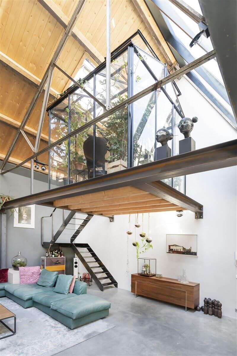 A Modern Industrial Loft in a Converted Amsterdam Factory 5 AModernLoftinaFormerFactoryinAmsterdam TheNordroom4 A Modern Industrial Loft in a Converted Amsterdam Factory